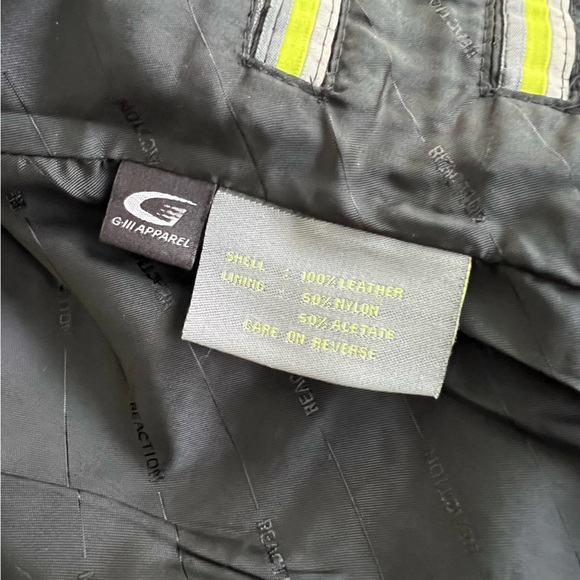 KENNETH COLE Genuine leather Moto coat - Picture 6 of 8